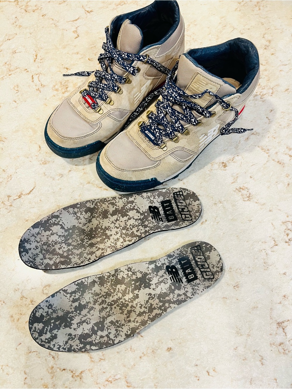 New Balance GI Joe Men’s Beige Hiking Shoes - Casual Trail Sneakers
